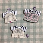 【オビツ11サイズ】長袖ラグランTシャツ（猫）