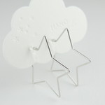 スターフープのイヤリング