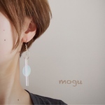 アクリルクリア☆アシンメトリーピアス・イヤリング