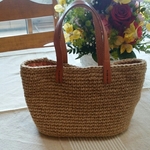 🌻値下げ　1000→800円　麻糸のトートバッグ