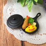 ☆オムライスと海老フライセット☆蓋付きスキレット ミニチュアフード