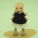 [Sゆるふわヘアの女の子　ストラップ