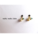   貼るピアス💎2wayふりふりピアス(birthday 5月)