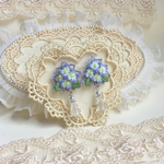 紫陽花　イヤリングorピアス