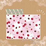 増量♡ 訳あり Teddy Ribbon * オリジナルデザインペーパー    Cherry berry♡