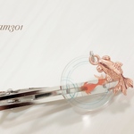 新作♡再販受注製作！大人気＜四季折々タイピン＞♥ 金魚♥和柄お洒落タイピン