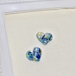 月とシェルパウダーのしずくピアス