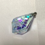 虹の結晶ペンダント  ミニ(ブルー) MN007