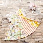 ご予約品[90/140]パフ袖フリルリボンT