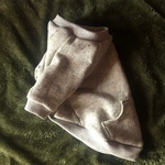 犬服/ラグランスリーブ/シンプルスウェット完成品