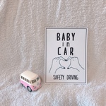 baby in car★マグネット 車用ベビーインカーマグネット