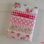 母子手帳ケース • お薬手帳ケース • 通帳 ケース　* Very Cotton Stylish Rose 　　col. pink
