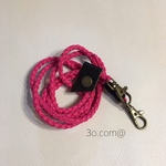 濃いピンク＊いろいろ使える＊スエード調ストラップ
