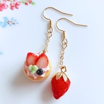 パンケーキといちごのピアス/イヤリング♡