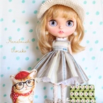 ＊クールなストライプワンピース＊トータルコーデ８点セット＊ blythe outfit＊ブライス ＊