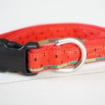 【sale】 23.5-34ｃｍ中型犬★すいか★首輪