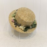花とお出かけカンカン帽 : ワイルドベリー　 