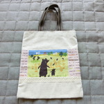 ぺたんこバックミニ（くまの親子）