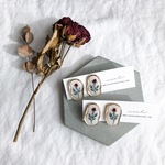 flowers <milky> rose ピアス/イヤリング