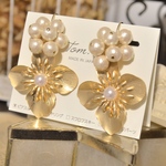送料無料 big flower pierce