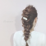 刺繍ビーズ ❁ ヘアクリップ