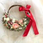 ウェディング💕リースブーケ&ブートニア💐華やかピンク
