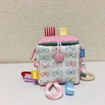 優しいカシャカシャ★布おもちゃ★サイコロボール