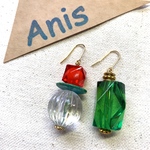 アシンメトリーのコロッとピアス☆イヤリング
