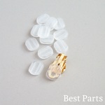 30pcs イヤリングカバー 蝶バネ シリコン