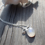*sv925*moonstone with seaweed  