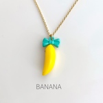 オシャレBANANA 【ターコイズブルー】ネックレス