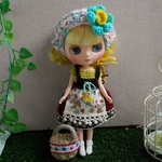 MB-018[ミディブライス ドイツ風民族衣装５点セットB] アウトフィット Blythe outfit　よしえ屋