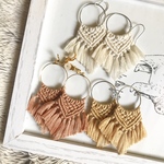マクラメピアス♡