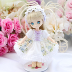 オビツ11 《Sweetie Ribbon ワンピース_ブルーローズ》服