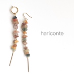gyouretsu earring  [ピアス]///天然石、大ぶり