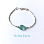 【再販】My little gem bracelet Apatite　№２