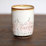 ブタ　湯呑み