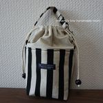 ♡再5♡　洗える！保冷マグマグケース　白×黒モノトーン　マグマグ入れ　マグ