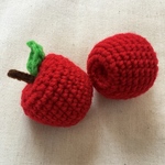 コロリン 🍎リンゴ あみぐるみ ラトル♪