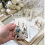 ミニミニ青薔薇のイヤリングorピアス