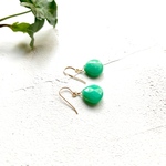 14kgf Chrysoprase drop cut p-er