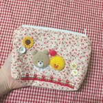 ナンデモ入れちゃえポーチ❁❀✿✾くまさんとひよこさん