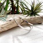Silver bangle 