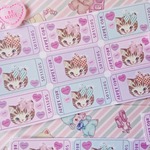 チケットメモ(30枚入)☆おしゃれ猫