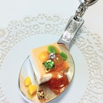 新作☆スプーンマンゴーデザート☆キーホルダー☆