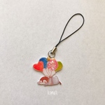 キーホルダー*空飛ぶ風船