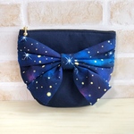 りぼんポーチ 宇宙