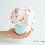 《sunsetorange様オーダー品》まめランプ【花きのこ·蝶】受注制作品 ラスト1点!!再販なし