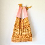 レジ袋型エコバッグ（大）◎トリックバスケット＊編み目◎