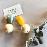 大きなコットンパール♢earring  or pierce